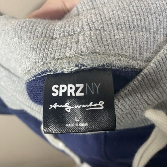 Andy Warhol X SPRZNY Jogger Sweatpants Size Large Heaven and Hell MOMA NYC - Picture 16 of 16